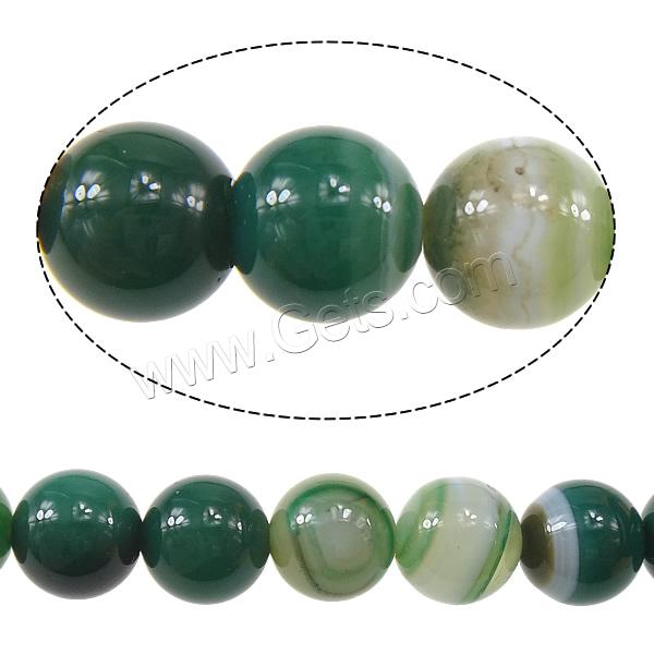Natural Lace Agate Beads, Round, different size for choice, green, Hole:Approx 1mm, Length:Approx 15 Inch, Sold By Strand
