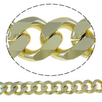 Aluminum Curb Chain, plated nickel, lead & cadmium free 