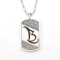 Enamel Stainless Steel Pendant, 316L Stainless Steel, Rectangle, original color Approx 