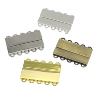 Zinc Alloy Magnetic Clasp, plated Approx 