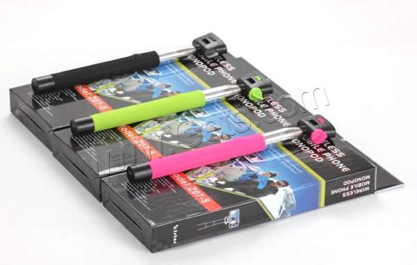 Mobile Selbstauslöser-Halter, Edelstahl, mit Kunststoff, einstellbar, gemischte Farben, 235-1005mm, 56-85mm, verkauft von PC