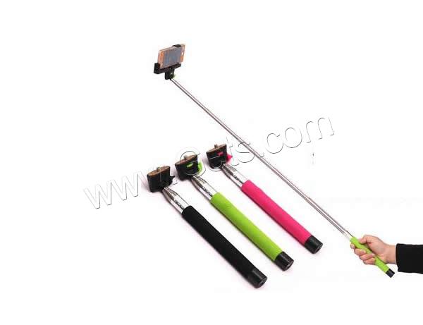 Selfie Stick and Tripods, Stainless Steel, with Plastic, adjustable, mixed colors, 235-1005mm, 56-85mm, Sold By PC