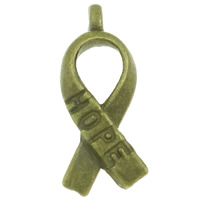 Awareness Ribbon Pendant, Zinc Alloy, word hope, plated Approx 1mm, Approx 