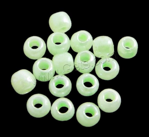 Ceylon Round Glass Seed Beads, different size for choice, more colors for choice, Grade AAA, Hole:Approx 1-1.5mm, Sold By Bag