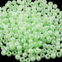 Ceylon Round Glass Seed Beads Grade AAA Approx 1-1.5mm 