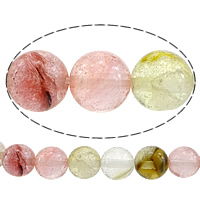 perles de melon , pastèque, Rond, multiple tailles pour le choix pouce, Vendu par brin