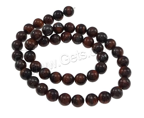 Tiger Eye Beads, Round, more sizes for choice, red, Grade A, Length:15 Inch, Sold By Strand