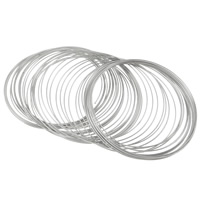 Memory Wire, Stainless Steel, plated 0.6mm, Inner Approx 60mm, Approx 