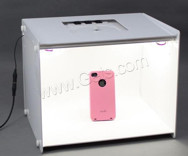 Mini Light & Photo Tent, Acrylic, with ABS Plastic, Rectangle, different size for choice, white, 303x244x238mm, Sold By PC