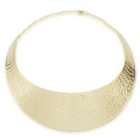 Stainless Steel Choker Necklace, Moon, gold color plated, 40.4mm Approx 21.5 Inch 