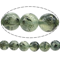 Prehnite Beads, Natural Prehnite, Round, natural, 8mm Inch 