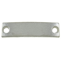 Alliage de zinc connecteur Bar, rectangle, Placage, boucle de 1/1, plus de couleurs à choisir Environ 3mm Vendu par kg