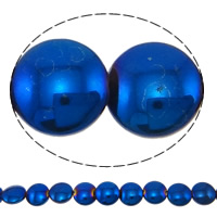 Perles hématite non-magnétique, hématite non magnétique, Plat rond, Placage, normes différentes pour le choix, plus de couleurs à choisir Environ 1mm Environ 15 pouce, Vendu par brin