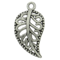 Zinc Alloy Leaf Pendants, plated Approx 0.5mm, Approx 