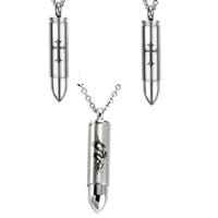 Stainless Steel Bullet Pendant, mixed Approx 1-4mm 