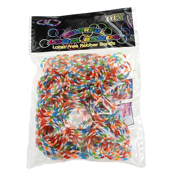 Loom Bands, Gummi, verschiedene Verpackungs Art für Wahl & für Kinder, farbenfroh, 1mm, verkauft von Tasche