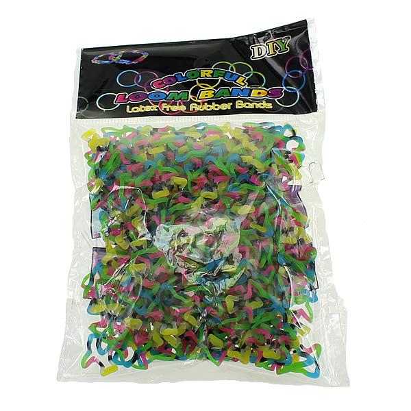 Ткацкий станок полос, Резинка, Рыба, отличается упаковка стиль для выбора & для детей, разноцветный, 1mm, продается сумка