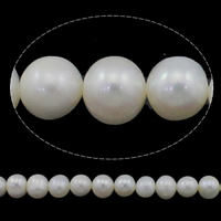 Potato Cultured Freshwater Pearl Beads, natural, white, Grade AA, 8-9mm Approx 0.8mm Approx 15 Inch 