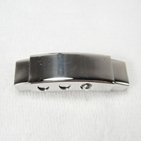 Stainless Steel Bayonet Clasp, polished Approx 8mm 
