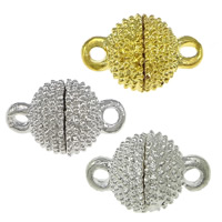 Zinc Alloy Magnetic Clasp, Round, plated, single-strand nickel, lead & cadmium free Approx 2mm 