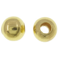 Eisen Spacer Perlen, rund, plattiert, keine, 8mm, Bohrung:ca. 3.2mm, 10000PCs/Tasche, verkauft von Tasche