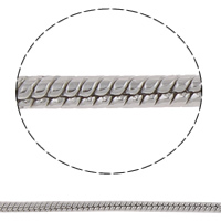 Cadena de serpiente de acero inoxidable, diverso tamaño para la opción & cadena de la serpiente, color original, 100m/Grupo, Vendido por Grupo