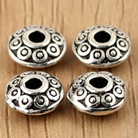 Thailand Sterling Silver Beads, Flat Round Approx 1.5mm 