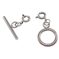 Stainless Steel Toggle Clasp, 316 Stainless Steel, with spring ring clasp & handmade polishing, original color, 13mm, 20mm, 9mm 