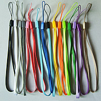La decoración colgando de cuerda de nylon , Poliéster, con Plástico, color mixto, 175mm, longitud:aproximado 6.8 Inch, Vendido por Sarta