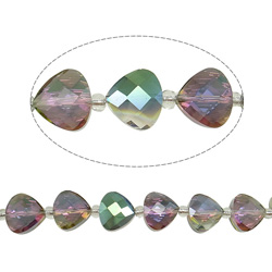 Abalorios de cristal triangular