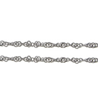 Stainless Steel Singapore Chain, 316 Stainless Steel, original color, 2mm 