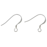 Sterling Silver Hook Earwire, 925 Sterling Silver, plated Approx 1mm 
