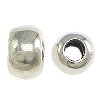 Sterling Silber Vintage Perlen, 925 Sterling Silber, Zylinder, keine, 7x5mm, Bohrung:ca. 2.5mm, verkauft von PC