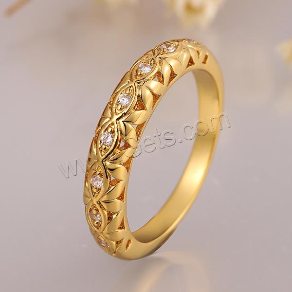 Brass, plated, different size for choice & micro pave cubic zirconia, more colors for choice, 4mm, Sold By PC