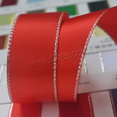 Polyester Ribbon, with Purl, different size for choice & double-sided, more colors for choice, 100Yards/PC, Sold By PC