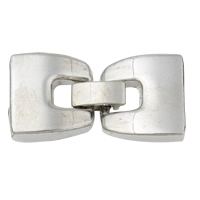 Zinc Alloy Fold Over Clasp, plated, with end cap lead & nickel free Approx 