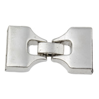 Zinc Alloy Fold Over Clasp, plated, with end cap lead & nickel free Approx 