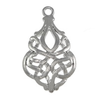 Stainless Steel Hollow Pendant, 316 Stainless Steel, plated Approx 1.5mm 