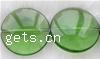 Flache runde Kristall Perlen, glatt, mehrere Farben vorhanden, 35mm, Länge:13 ZollInch, 10PCs/Strang, verkauft von Strang