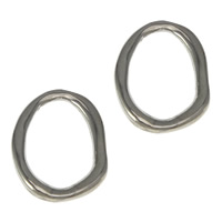 Stainless Steel Linking Ring, 304 Stainless Steel, Flat Oval, plated Approx 