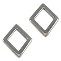 Stainless Steel Linking Ring, 304 Stainless Steel, Rhombus, plated Approx 