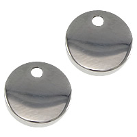 Stainless Steel Extender Chain Drop, 304 Stainless Steel, Flat Round, plated Approx 2mm 