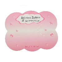 Cardboard Necklace & Bracelet Display Card, Cloud, pink Approx 6mm 