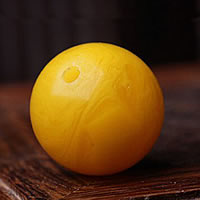 Янтарные шарики, Желтый Янтарь Балтики, Круглая, разный размер для выбора, продается PC