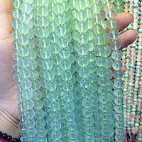 Natural Green Quartz Beads, Round Grade AAAAAA 