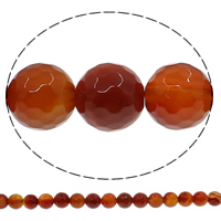 Perles Agates rouges naturelles, agate rouge, Rond, normes différentes pour le choix & facettes Environ 1mm Environ 15 pouce, Vendu par brin