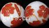 Printing Porcelain Beads, Round Inch 