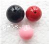 Imitation Pearl Acrylic Beads, Round, mixed colors, 25mm 