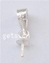 Sterling Silver Peg Bail, 925 Sterling Silver, plated 