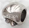 Zinc Alloy European Beads, Apple, plated, without troll Approx 4.5mm 
